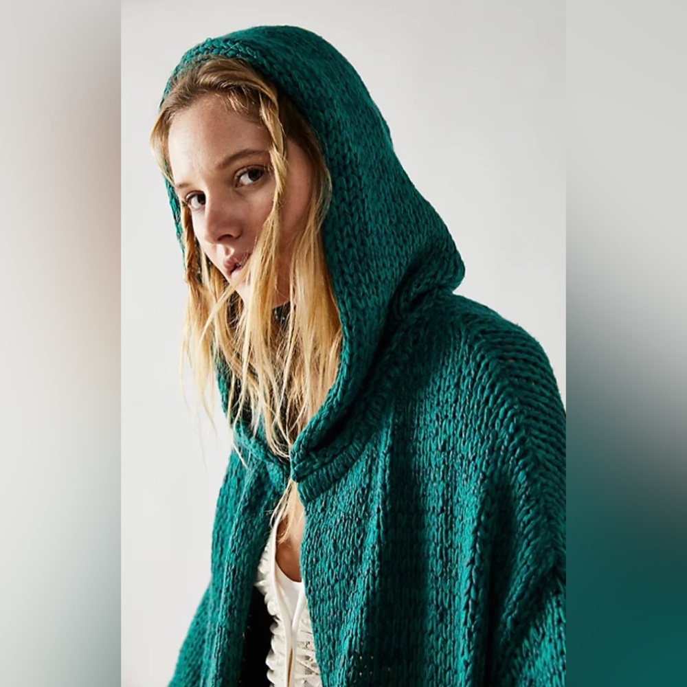 🆕 NWT Free People Crofter Cardigan in Alpine Trail - Size XS - Picture 3 of 11